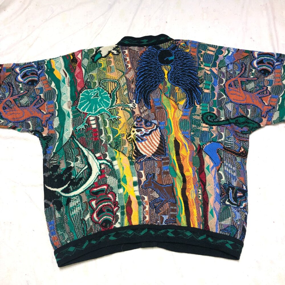 coogi cardigan rare animal patterns - Picture 7 of 9
